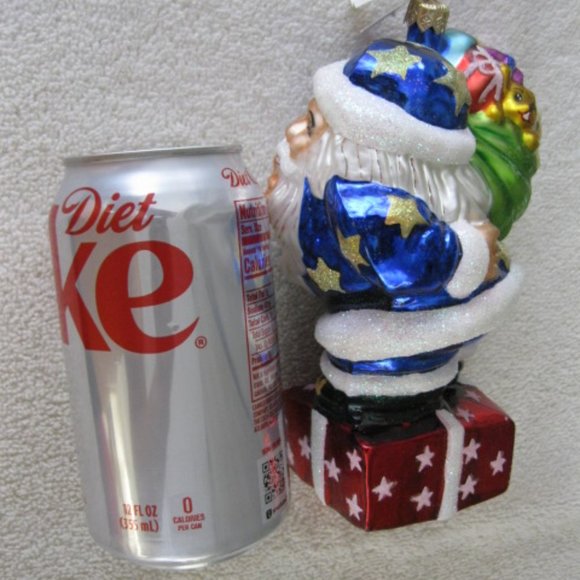 Christopher Radko Christmas Ornament Secret Santa Large - Picture 7 of 8